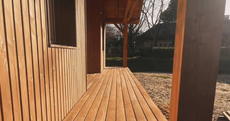 maison ossature bois dans les Landes